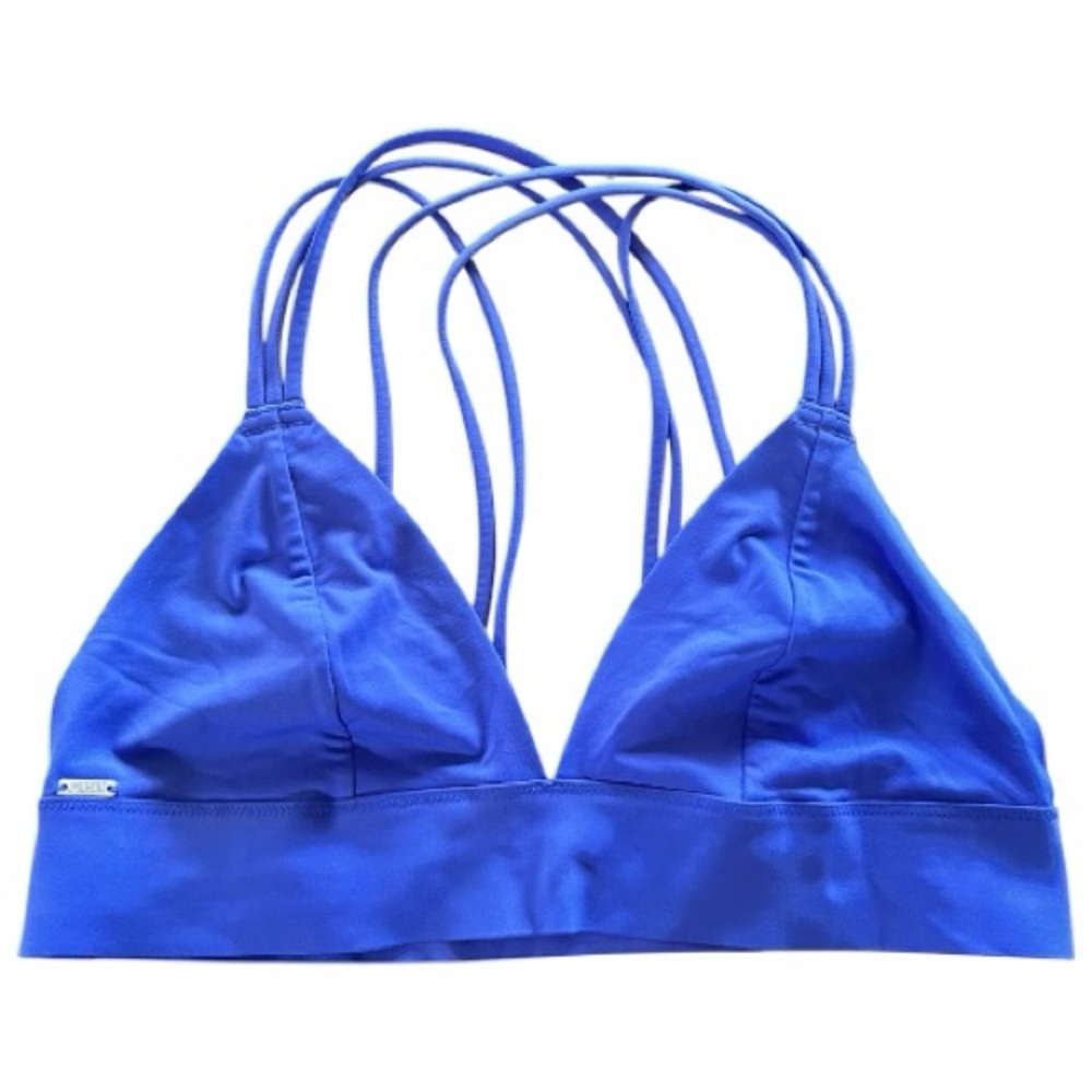 Pink Victoria’s Secret blue strappy unlined bralette